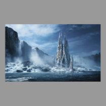 Gothic fantasy or Expiatory temple posters by artsgrie Gothic fantasy or Expiatory temple posters