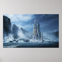 Gothic fantasy or Expiatory temple Poster