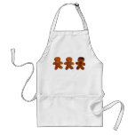 Gothic Gingerbread Man aprons