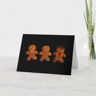 Gothic Gingerbread Man card