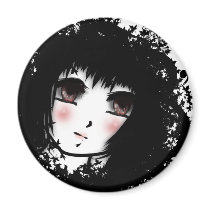 Gothic girl magnets