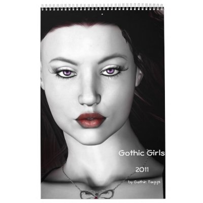 2011 Calendar Girls on Gothic Girls 2011 Calendar Only The Sexiest Gothic Girls  Vampire