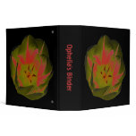 Gothic Gloomy Red Tulip Custom Binder