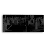 Gothic Graveyard  Halloween Cemetery Tombstones envelopes