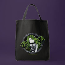 Gothic Green Bat Fairy Art Tote Bag