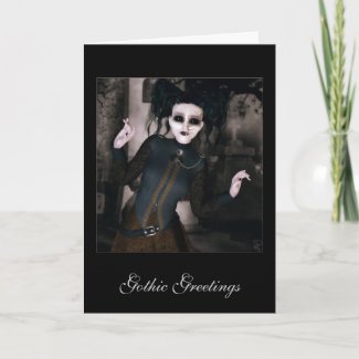 Gothic Greetings card