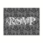 Gothic Grunge All Occassion RSVP Response postcards
