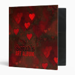Gothic Grunge Love Hearts Album Binder