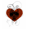 Gothic Grunge Skull Broken Heart t-shirts