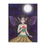 Gothic Gypsy Fairy Postcard by Molly Harrison