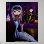 Gothic Halloween Bride Poster Gothic Halloween Bride Poster