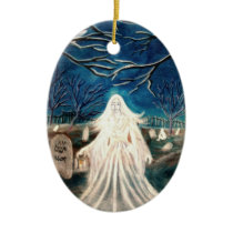 Gothic Halloween Ornament "Up after Flowers"