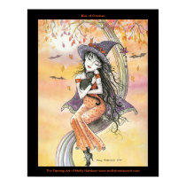 Gothic Halloween Witch Cat Poster posters