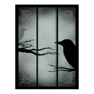 Gothic Haunted Forest print