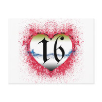Gothic Heart 16th Post Card