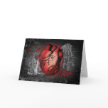 Gothic Heart Be Mine Greeting Cards