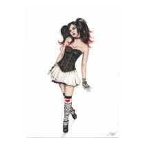 Gothic Heart Doll Poster posters