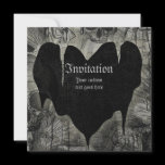 Gothic Heart Personalized Invitation