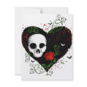 Gothic heart invitation card by marilenz Gothic heart invitation card