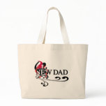 Gothic Heart New Dad Canvas Bag