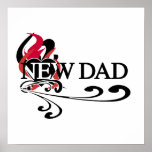 Gothic Heart New Dad T-shirts and Gifts Posters