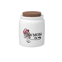 Gothic Heart New Mom T-shirts and Gifts Candy Dish