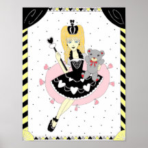 Gothic Hearts Princess Poster