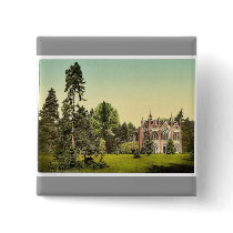 Gothic House I, park of Worlitz, Anhalt, Germany v Button