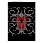 Gothic imprisoned heart romantic Valentine's day Greeting Cards