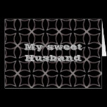 Gothic kaleidoscope sweet husband birthday cards