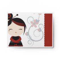 Gothic Kokeshi Envelope envelopes