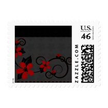 Gothic Kokeshi Kimono Design Postage stamps