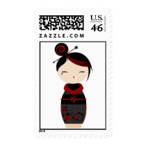 Gothic Kokeshi Postage stamps