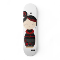 Gothic Kokeshi Skateboard