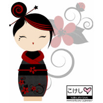 Gothic Kokeshi Spaghetti Straps Top t-shirts