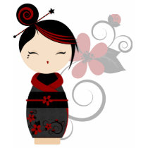 Gothic Kokeshi Tee t-shirts