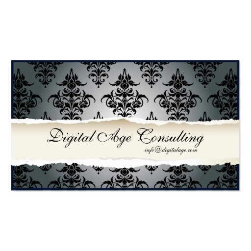 Gothic Lace Filigree Business Cards