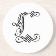 Gothic Letter C Coaster coaster