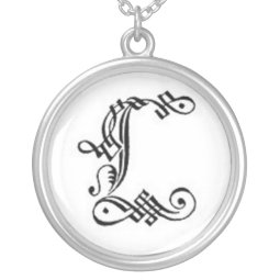 Gothic Letter C Necklace necklace