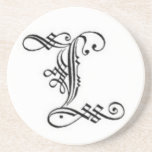 Gothic Letter L Coaster