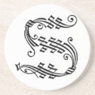 Gothic Letter S Coaster coaster