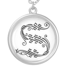 Gothic Letter S Necklace necklace