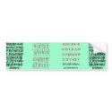 Letras góticas Bumper Sticker pegatinas de parachoques by monstervox Letras góticas Bumper Sticker pegatinas de parachoques