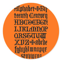 Gothic Letters Sticker by monstervox Gothic Letters Sticker