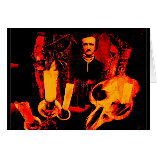 Gothic Library Greeting Cards