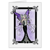 Gothic Liquorice Twist Faery Card