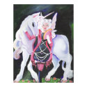 Gothic-Lolita Faerie and Unicorn Print by PrairiePrints Gothic-Lolita Faerie and Unicorn Print