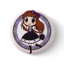 Gothic Lolita Love Button