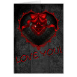 Gothic Love Greeting Cards