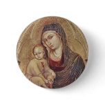 Gothic Madonna and Child buttons